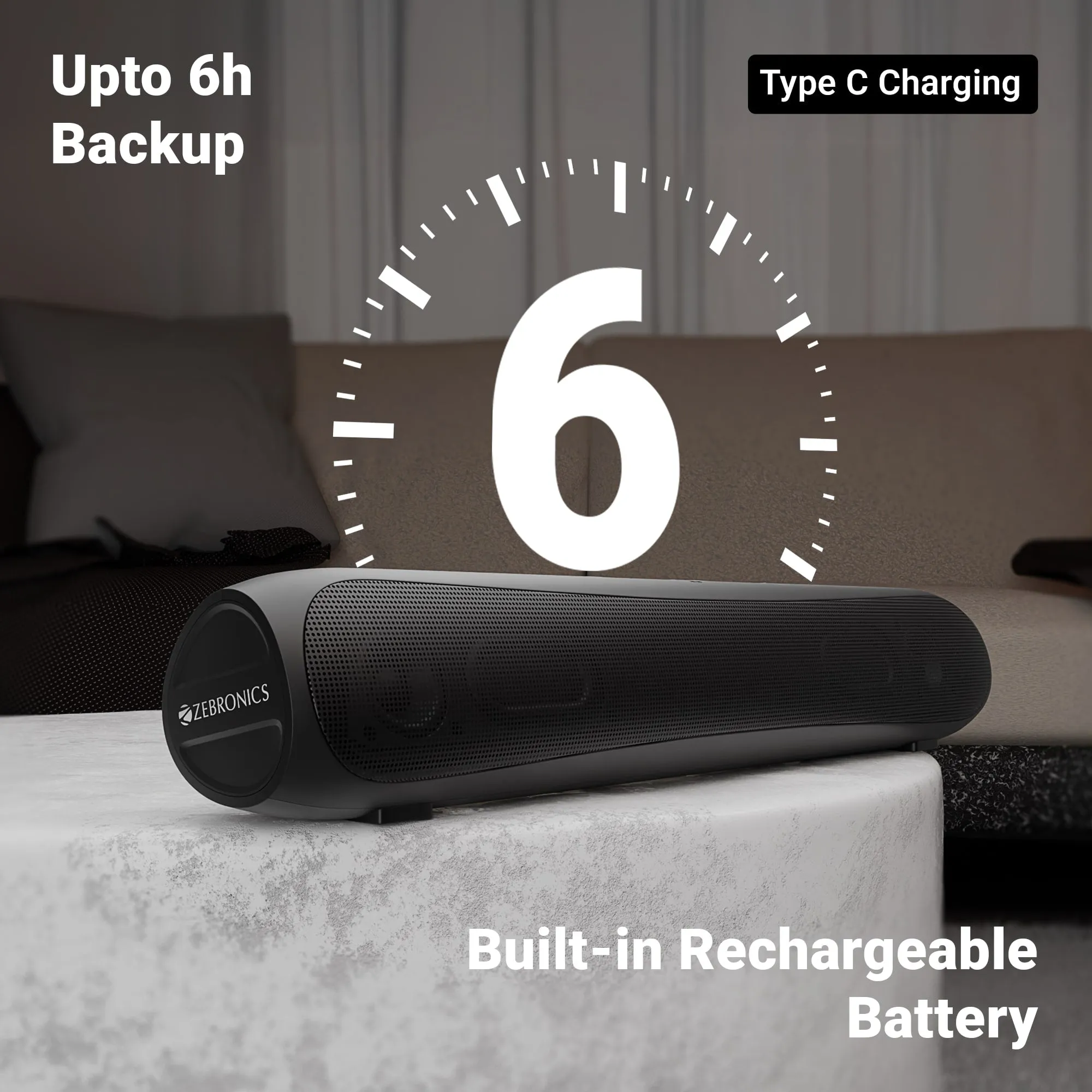Zebronics Bluetooth Soundbar Speaker Vita Bar 202 view 5